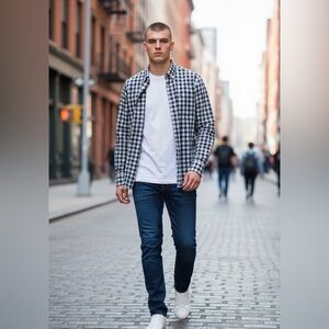 Abercrombie & Fitch Men’s button down shirt XS